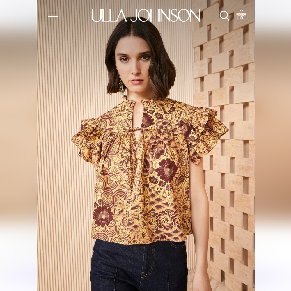Ulla Johnson top blouse sz 10 Pre-owned